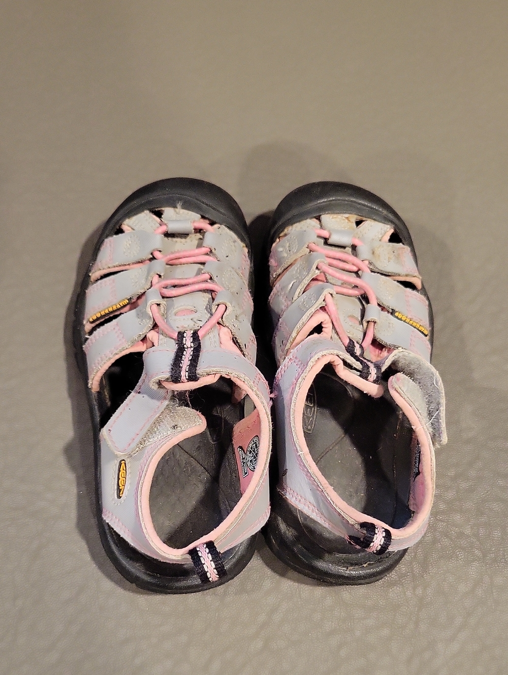 Keen Kids Pink and Gray Closed-Toe Sport Sandals